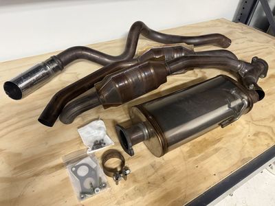 Maganflow Defender 90 V8 exhaust