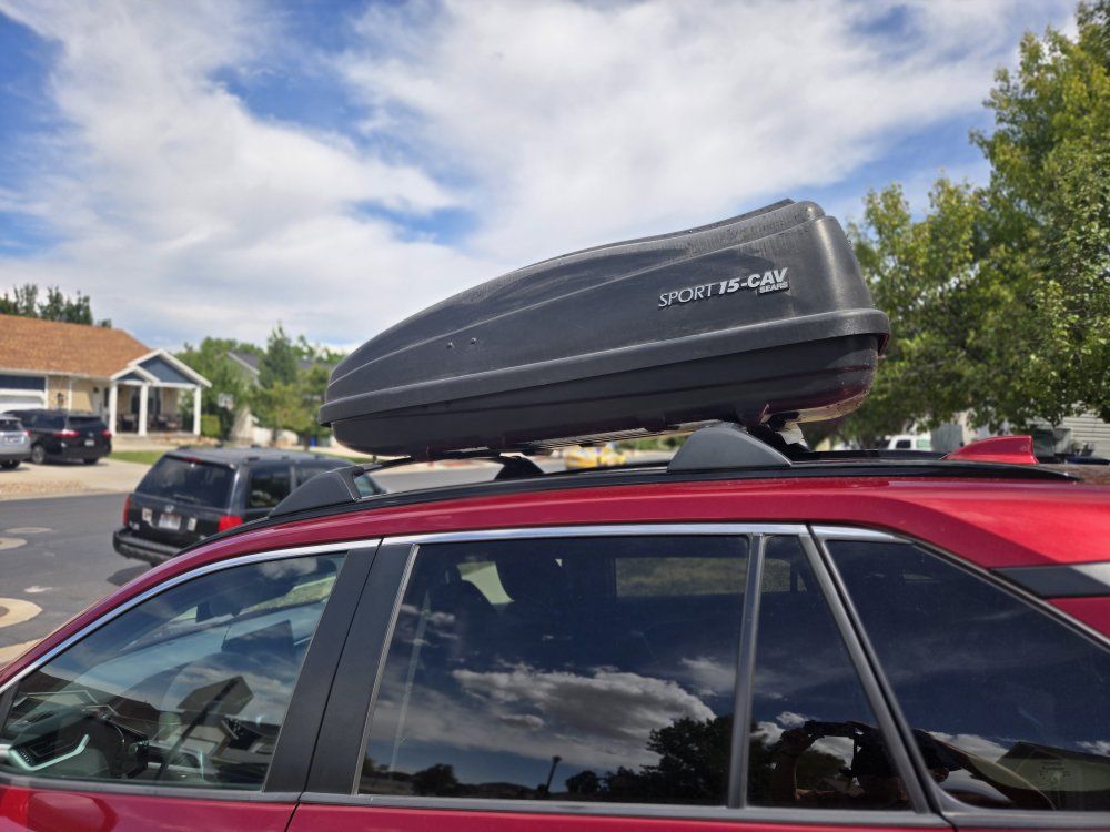 Sears Sport 15-CAV Car Top Carrier Cargo Box - Black, Roof Mount