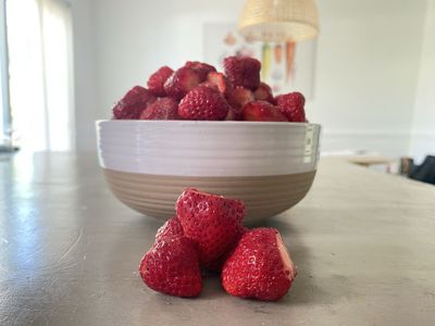 Backyard Strawberries!