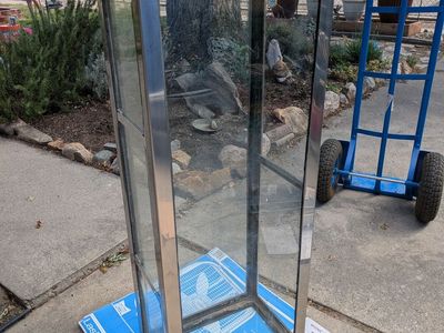Antique/Vintage Pemco Stainless 39 Gallon Fish Tank with Hood and Light