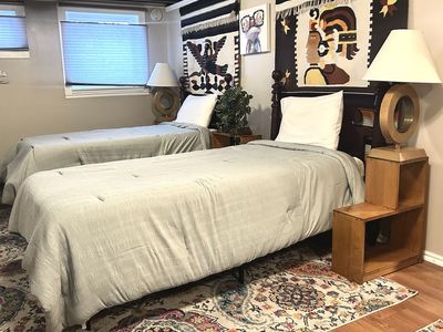 'Purple Plush' Twin Bed and Bedding