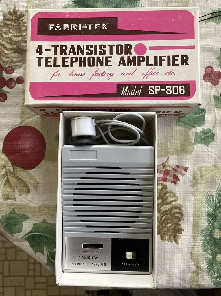 Vintage 60s Telephone Amplifier