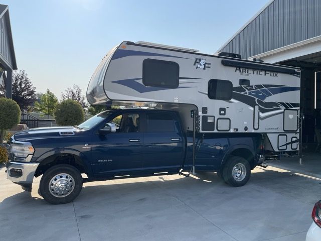 Truck Camper 2024 Artic Fox 1150 and 2019 Ram 3500hd Diesel DRW