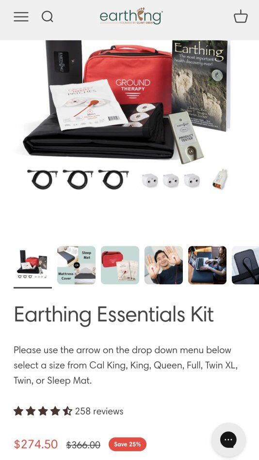 Earthing Essentials Kit Queen