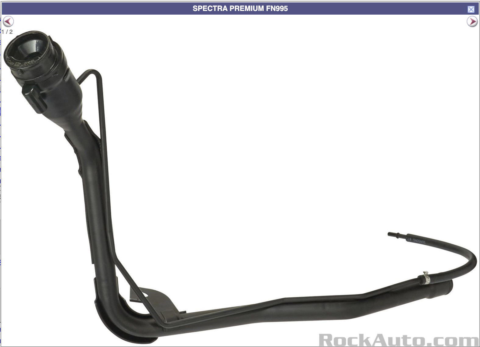Fuel Tank Filler Neck For Ford Explorer 2011-2012 Spectra Premium FN995
