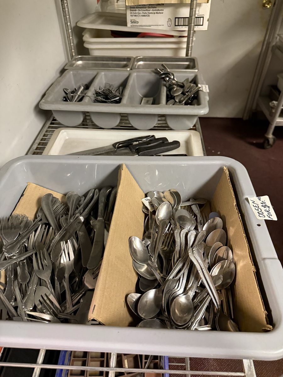 Various  Silver war in excellent conditions $6 per dozen. steak knife $2 each