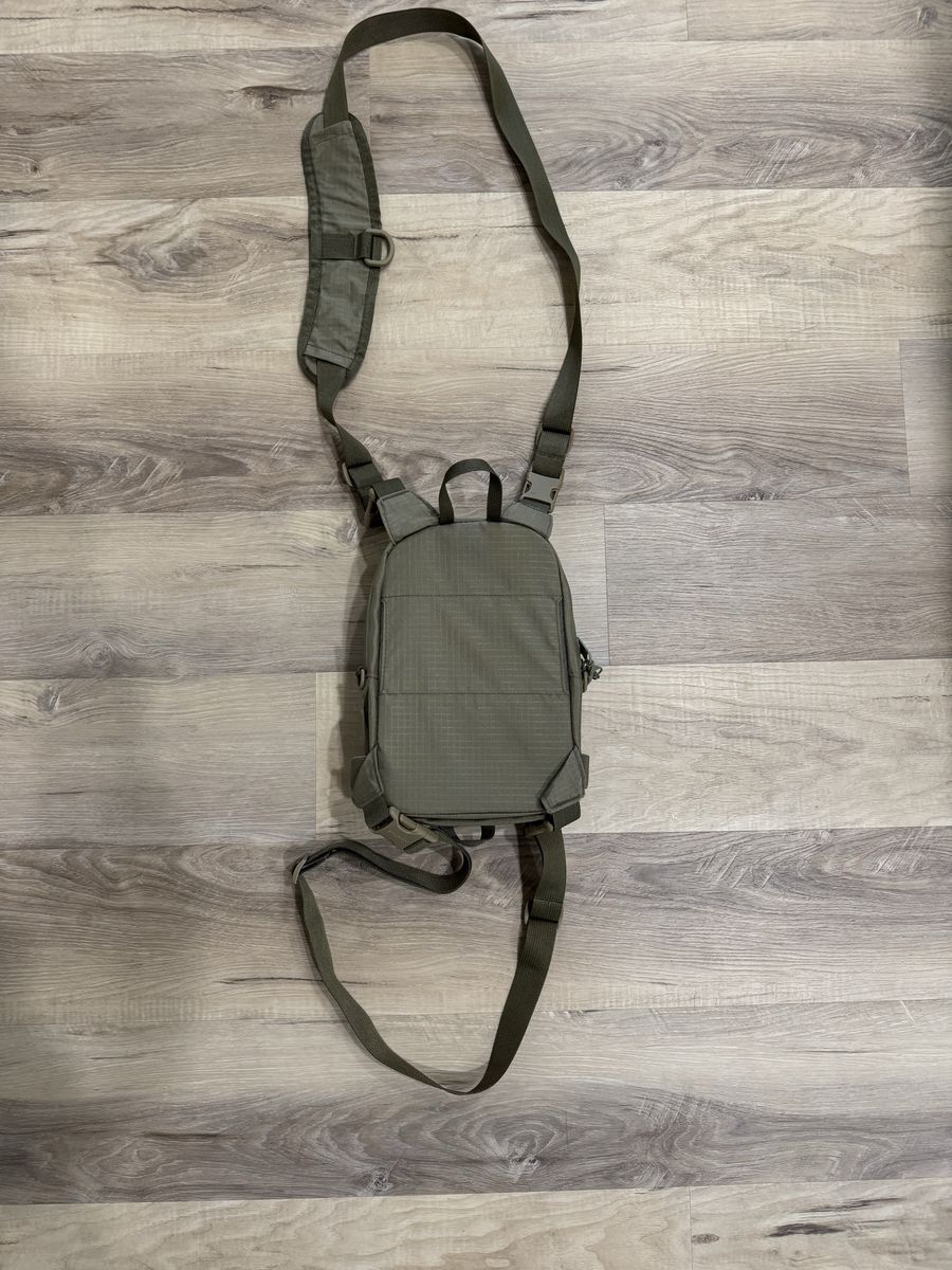 Filson Foul Weather Fly Fishing Vest Pack Green Adjustable Strap - Used