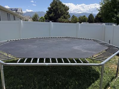 Octagonal Outdoor Trampoline - Free (Disassembly & Haul Away Required)