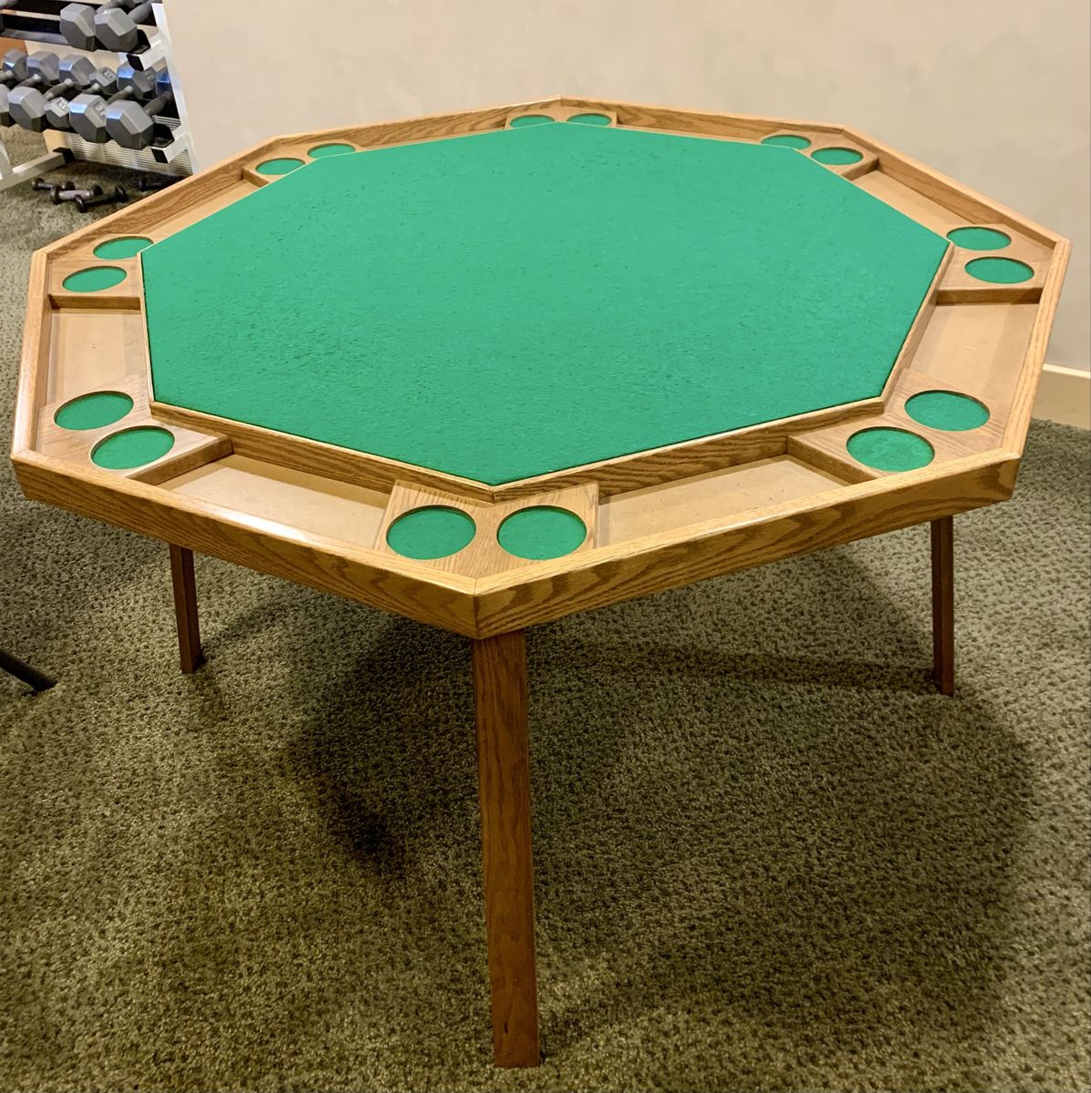 Kestell 8 player 52” folding poker/game table