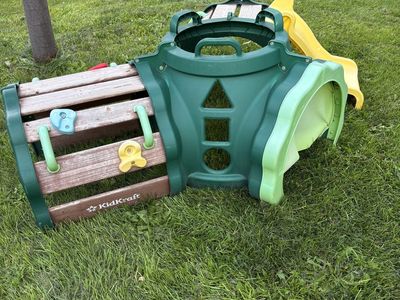Hideout Hollow Toddler Climber with Slide and Peek-a-Book Flap