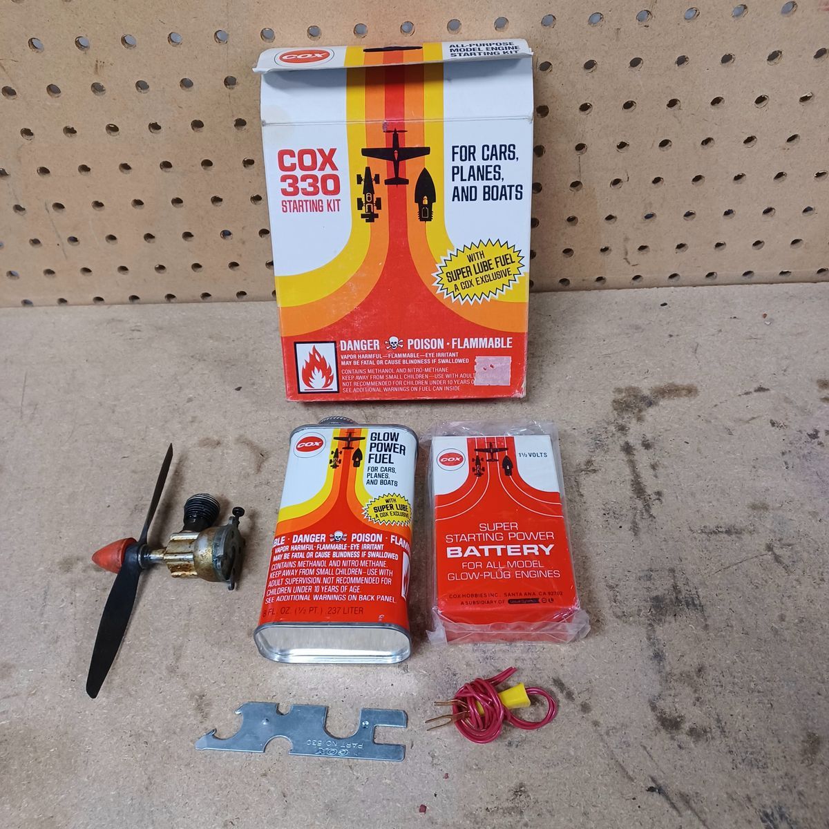 Vintage COX airplane items