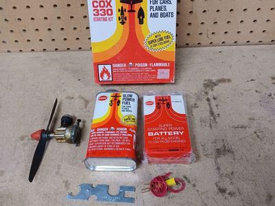 Vintage COX airplane items