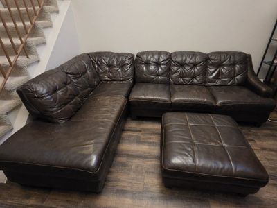 Nice Real Leather Couch