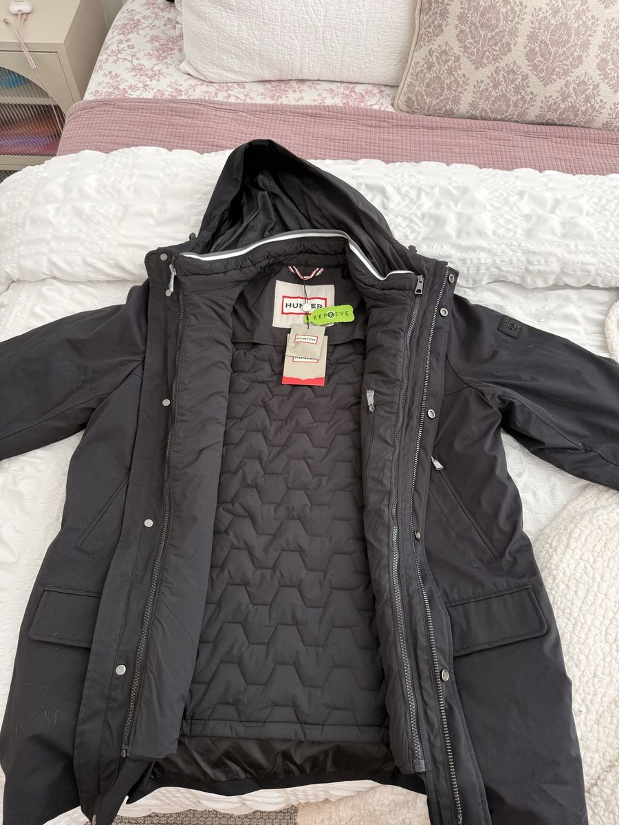 Hunter Original Insulated 3-in-1 Waterproof Jacket - Men’s Black, Size XL, NWT