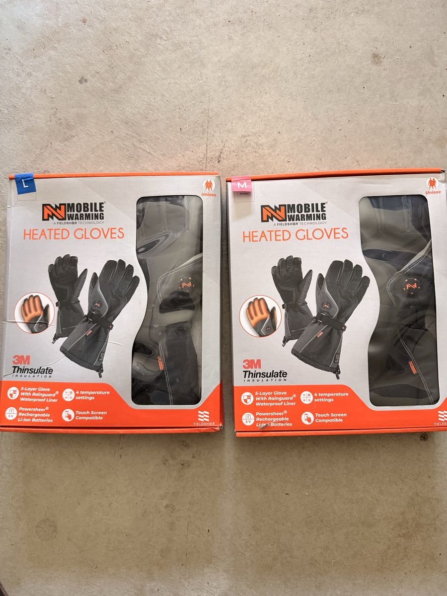 Fieldsheer Mobile Warming Heated Gloves 3M Thinsulate Waterproof
