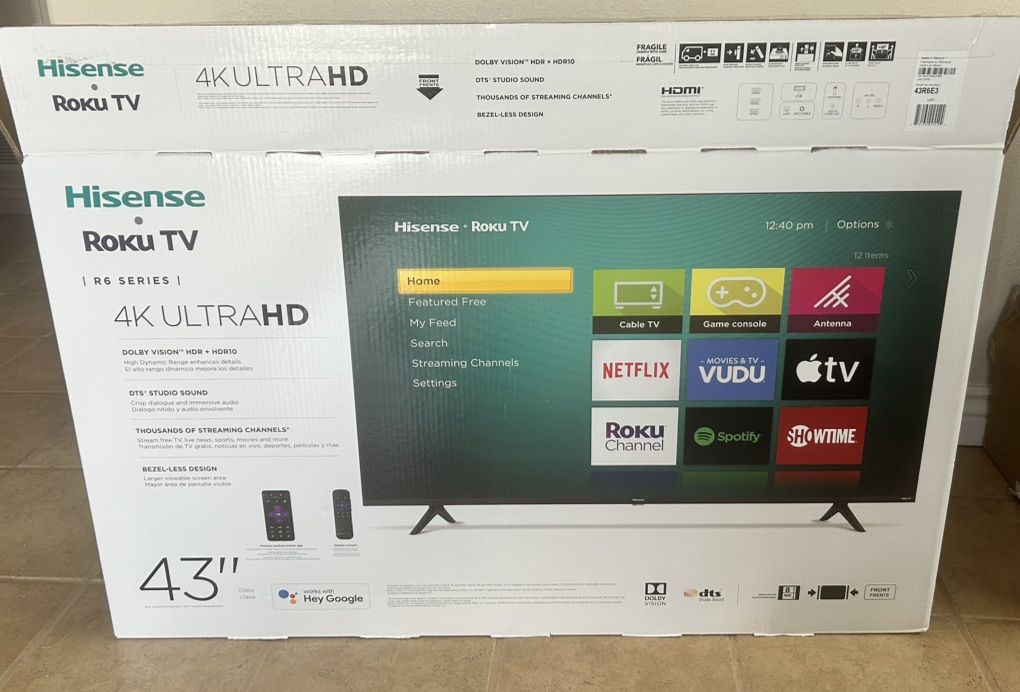 43 Hisence Roku TV
