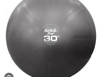Duraball Pro+ 30" (75cm) Burst Resistant Exercise Ball - Grey