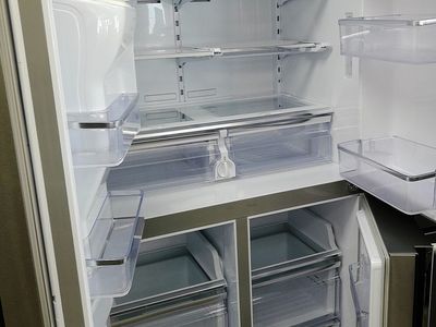 Stainless Steel 23 cf Counter Depth 4 Door~Water and Ice~90 Day Guarantee