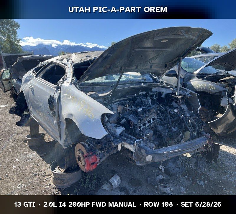 2013 Volkswagen GTI Mk6 Parts - UTPAP Orem
