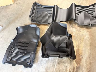 Husky Liners WeatherBeater Floor Mats - Black, Full Set (Front & Rear)