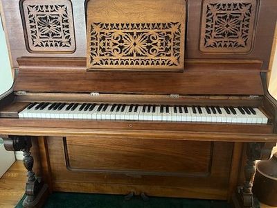 beautiful upright piano