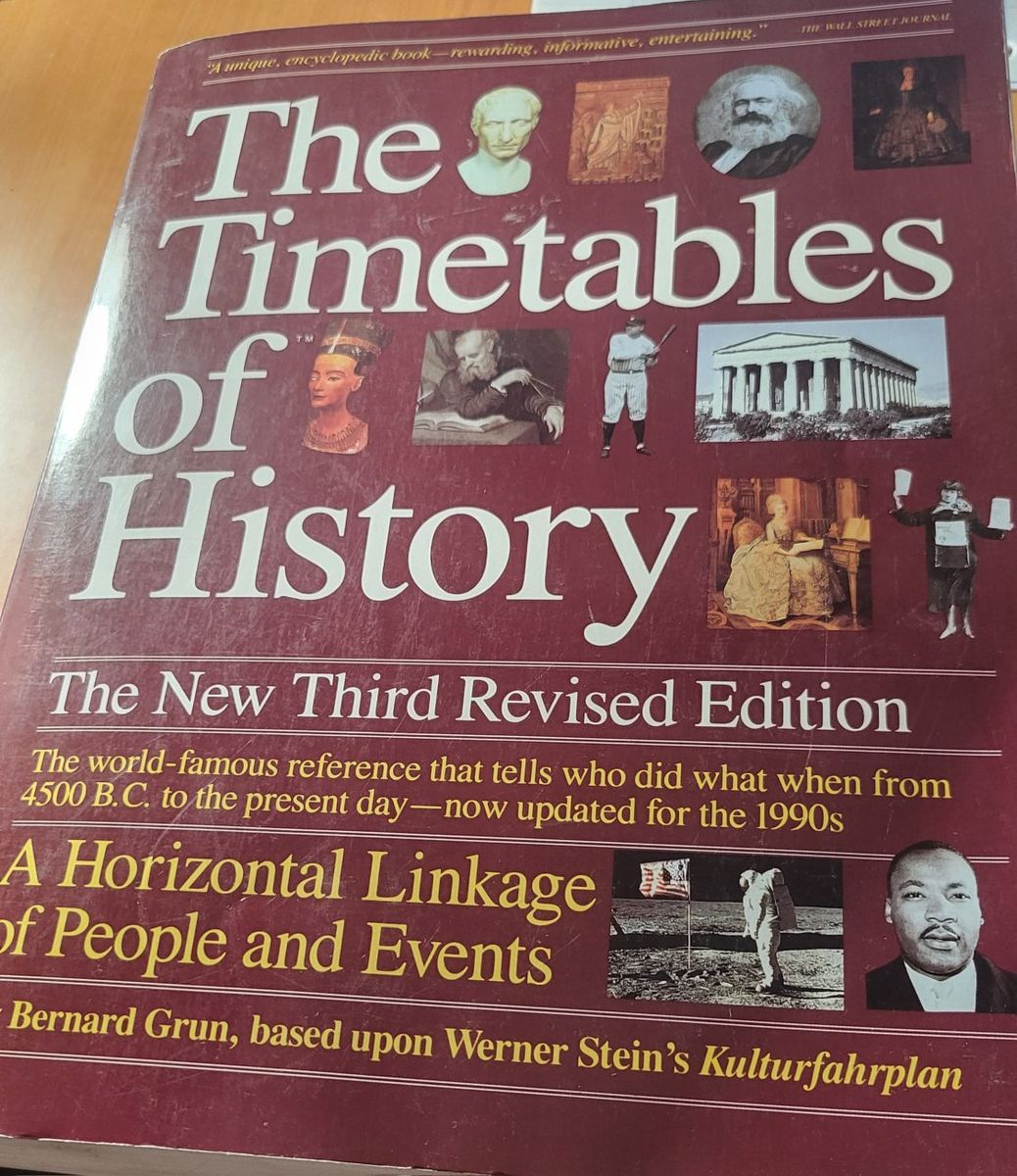 The Timetables of History: New Third Revised Edition by Bernard Grun (Hardcover)