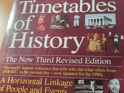 The Timetables of History: New Third Revised Edition by Bernard Grun (Hardcover)