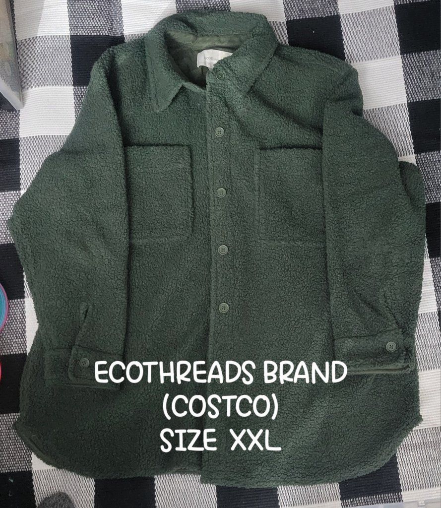 EcoThreads Sherpa Shacket Size XXL