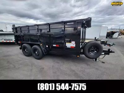 2026 Walton Trailers 7X14 DHV 14K Dump Trailer