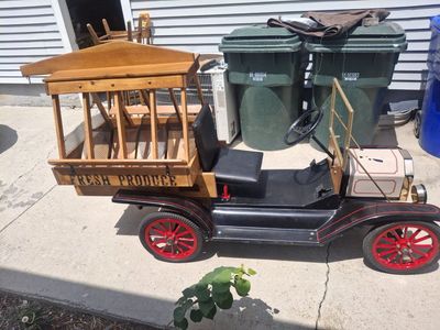 antique dole banana model t go cart