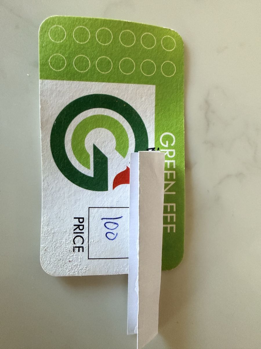 Glenmoor Golf Course 12 Round punch Pass - Never Used, Still Valid ($235 normally)