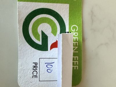 Glenmoor Golf Course 12 Round punch Pass - Never Used, Still Valid ($235 normally)