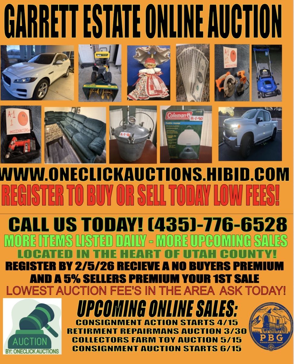 Local Estate Auction Check It Out Now!