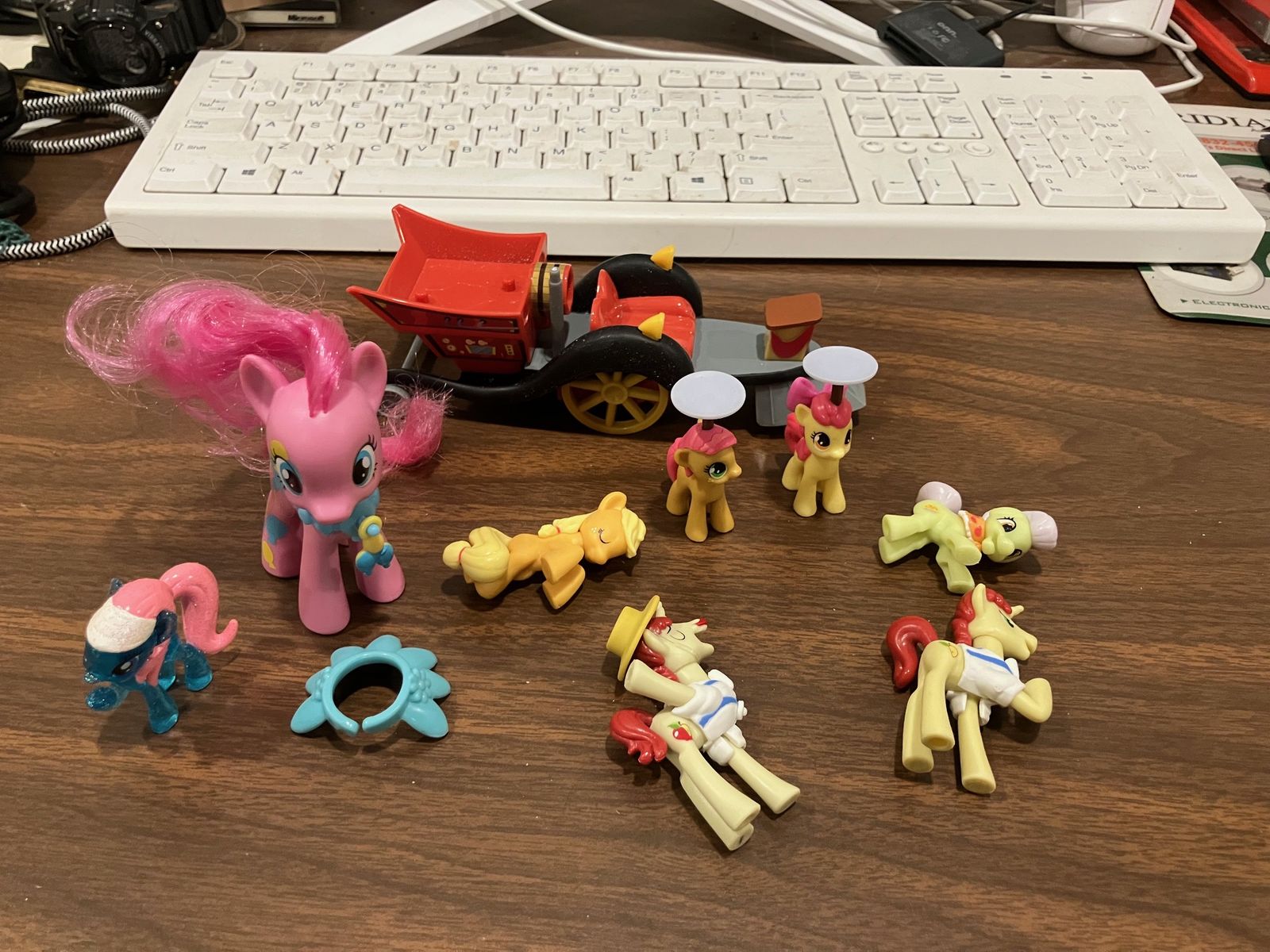 My Little Pony Figures And Car