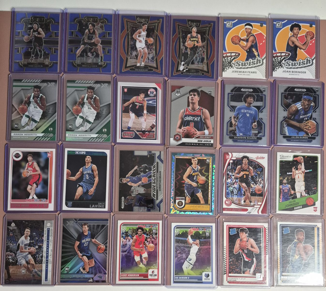 NBA Rookie Lot: $20