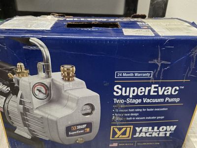 YellowJacket Super Evac pump 93560 6cfm 2 stage