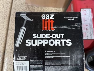 NEW EAZ-Lift Slide-Out Supports - 5,000lb Capacity RV Stabilizer - Adjustable 19-47in (2-Pack)