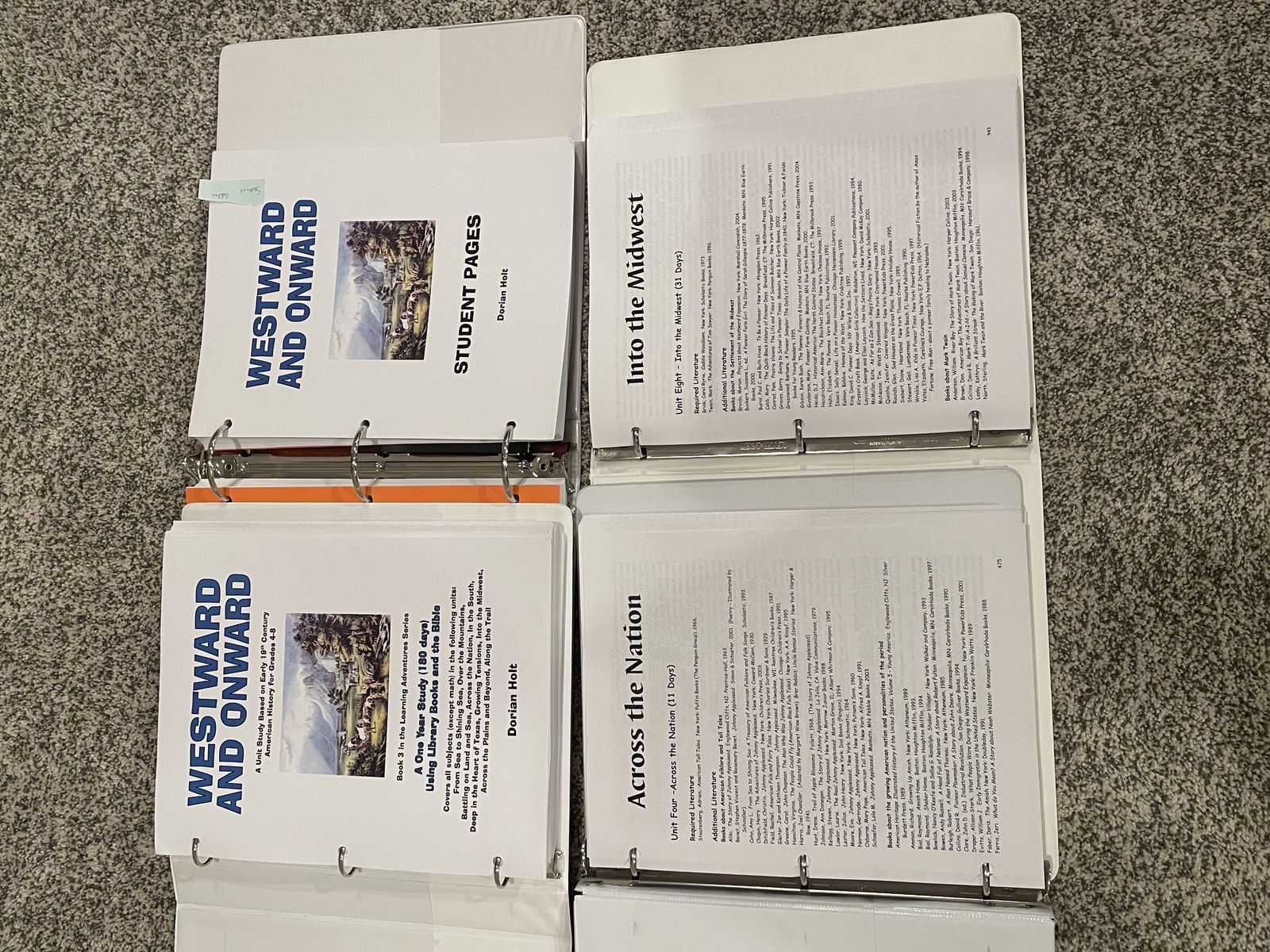 Westward and Onward Homeschool Curriculum -NEW- 60%off