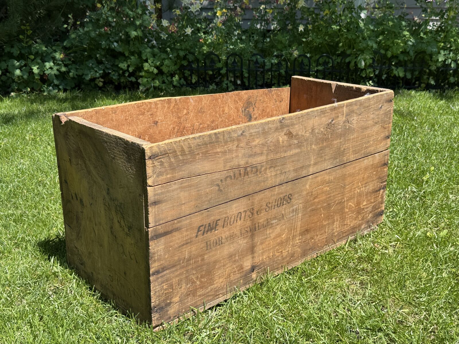 Large Wood Shipping Crate Box