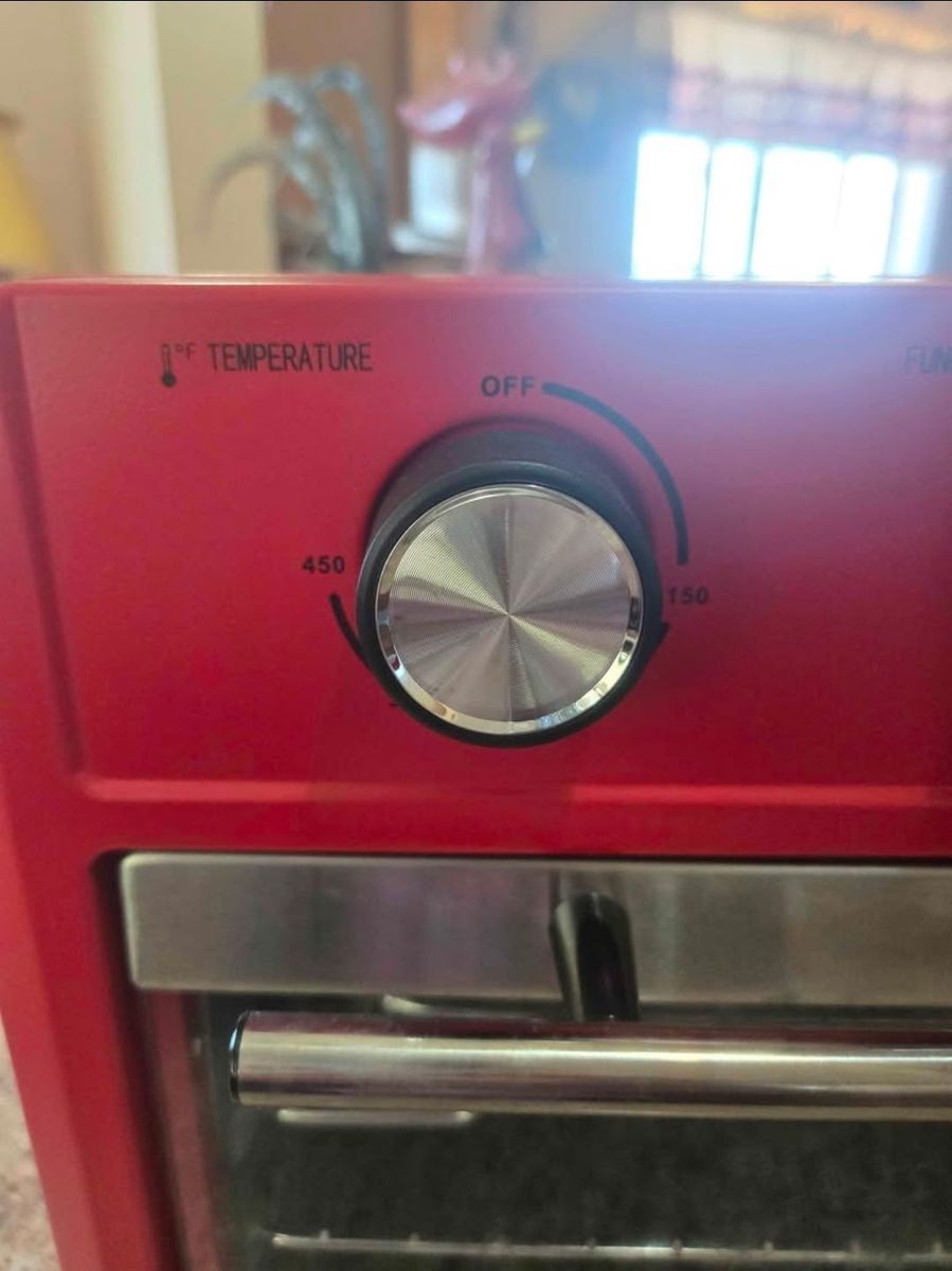 Air Fry Oven Model TY-A222-6BCLG Red 1700W Countertop