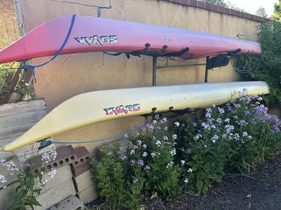 2 sea kayaks with Thule rack and all the gear you will need