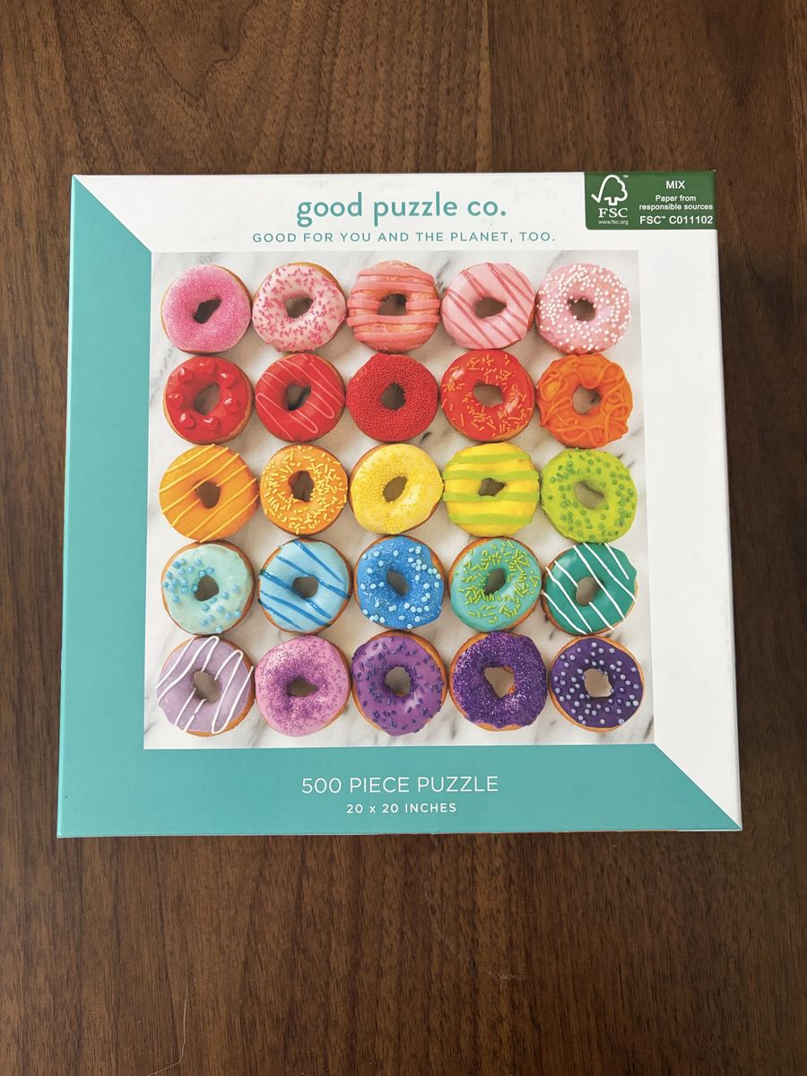 Colorful Donut Puzzle