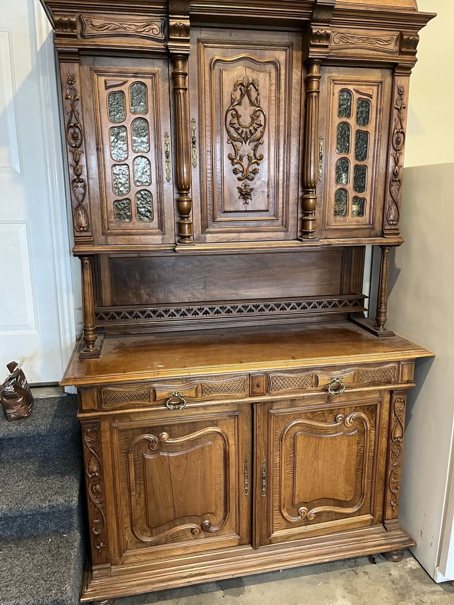 1880 French walnut buffet