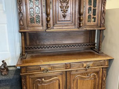 1880 French walnut buffet