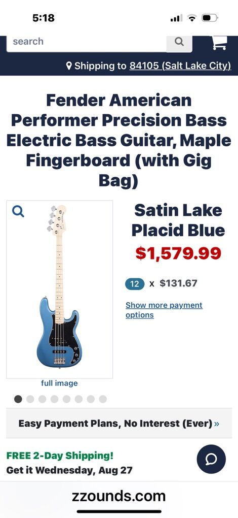 Fender P Bass American