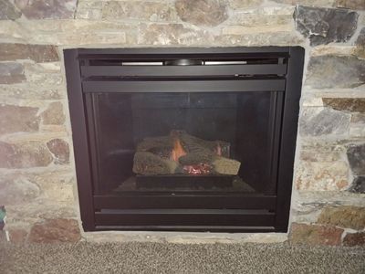 Hearth and Home Gas Fireplace Insert with Mantle
