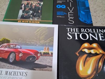 M*A*S*H, GQ Drives, Rolling Stone & Elegant Sports Car Book Lot
$10 each like new