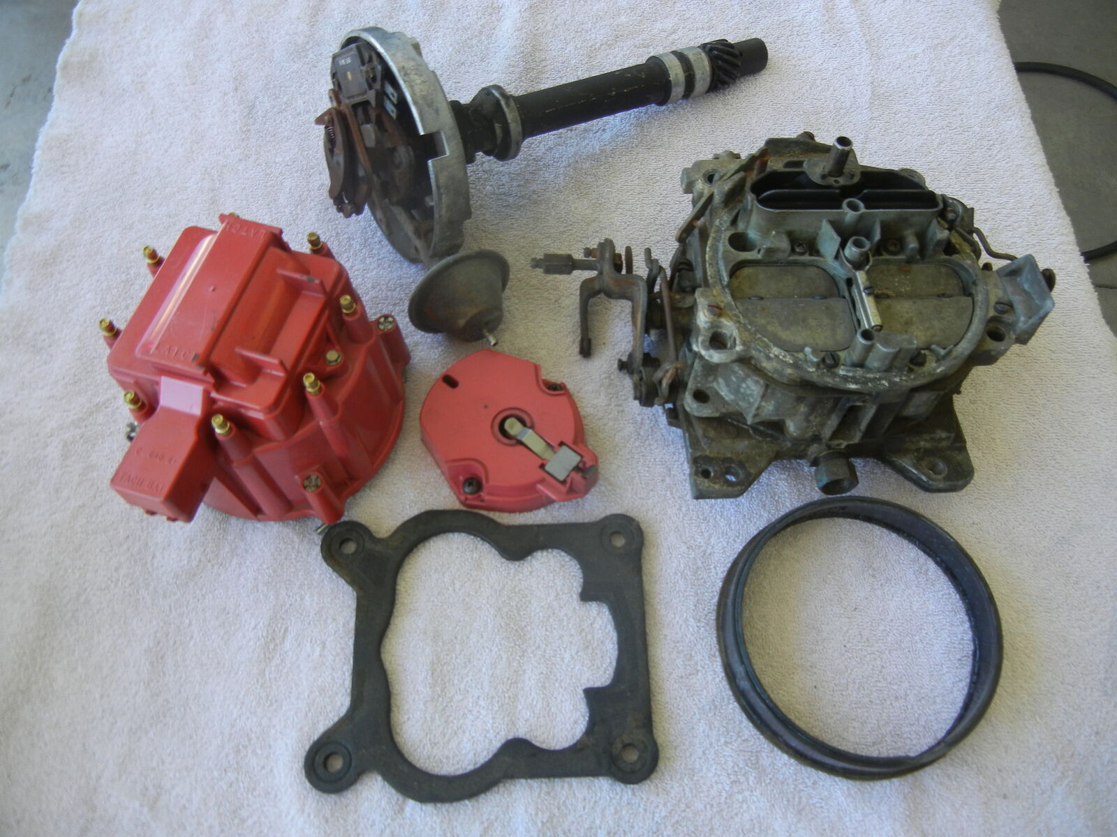 Chevy GMC Truck Q-Jet Carburetor -HEI Dist-Cap Coil &Rotor