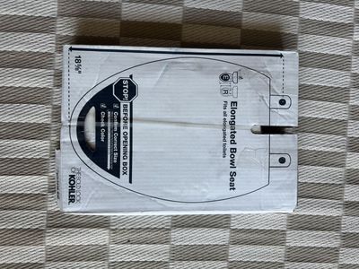 KOHLER "Rutledge" LED NIGHTLIGHT Elongated 18-5/8" Toilet Bowl Seat 24764-RL-0