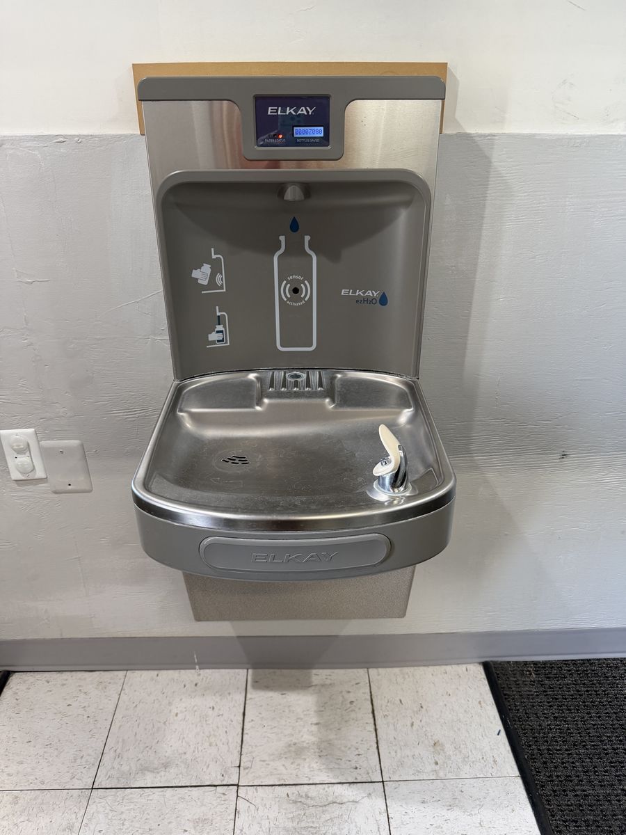 Elkay ezH2O commercial bottle filler + drinking fountain 
